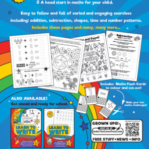 Maths activity book back cover