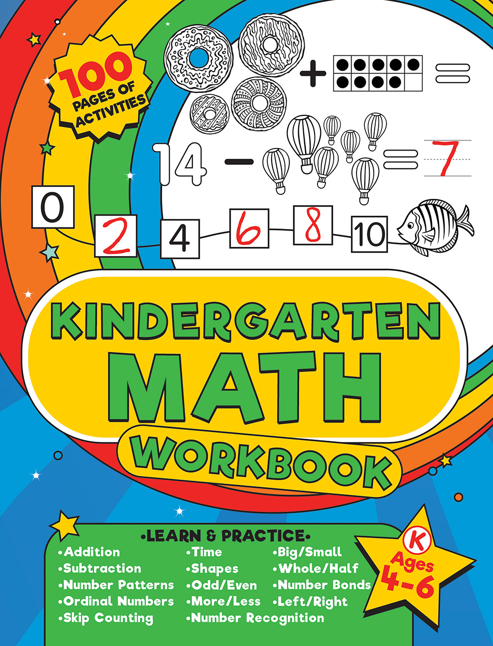 Kindergarten Math Workbook US Edition Under The Cover Press