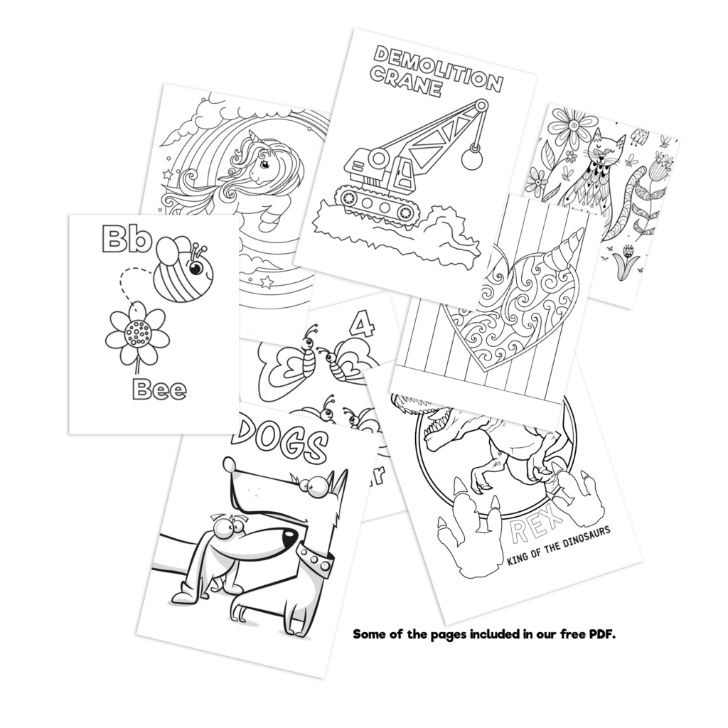 Free coloring pages form under the cover press