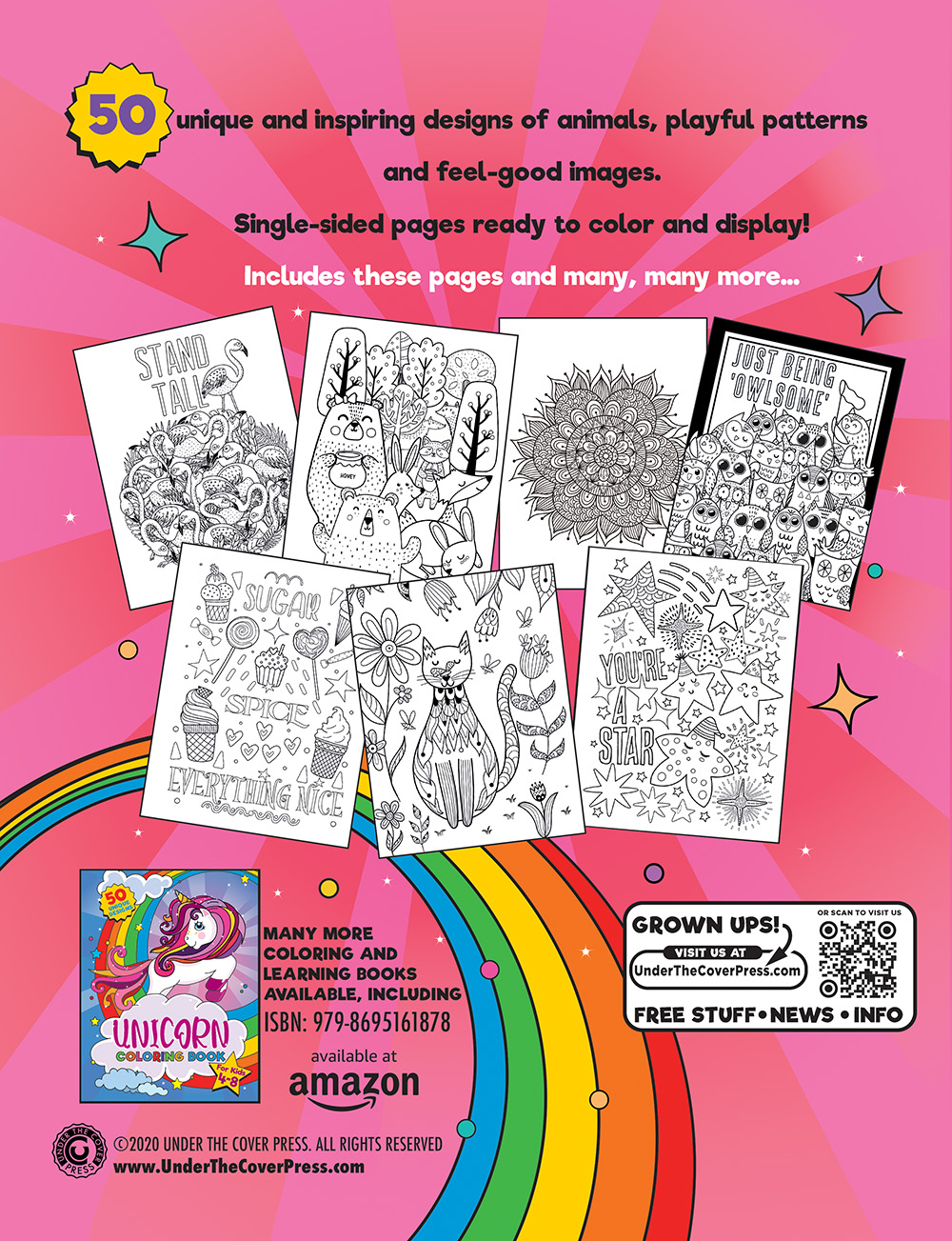 Creative Coloring for Girls – US Edition - Under The Cover Press