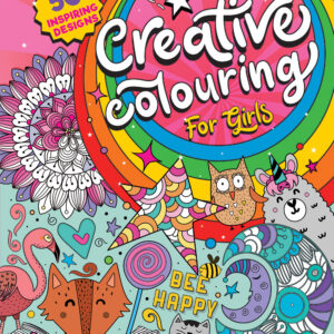 Creative Colouring for Girls colouring book cover