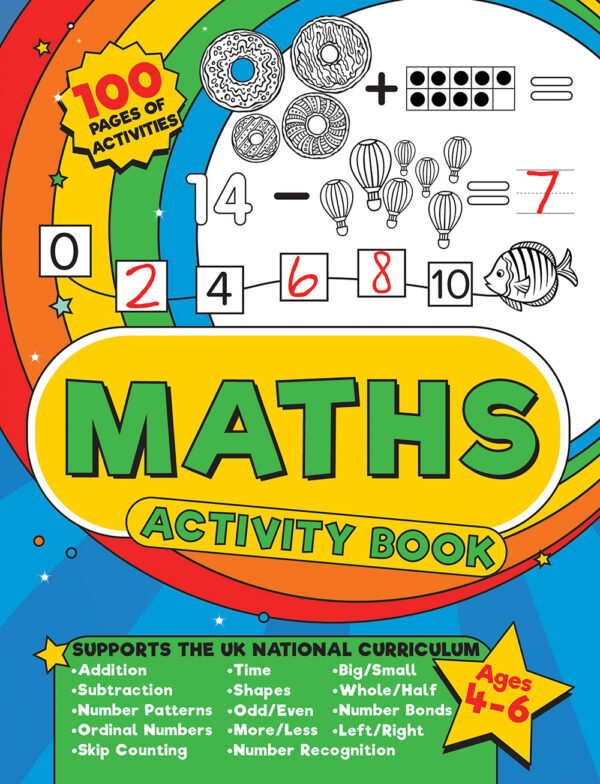 Maths activity book cover