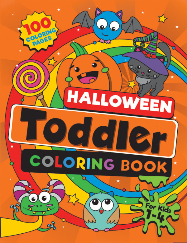 Toddler halloween coloring book
