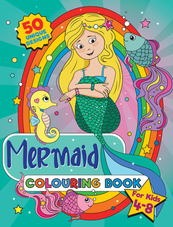 Mermaid Colouring Book cover