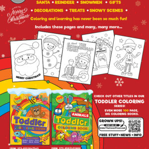 Toddler coloring book back