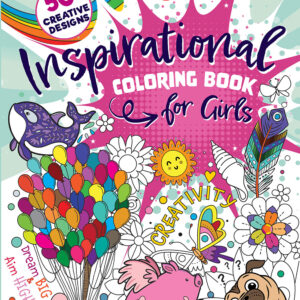 Inspirational coloring book for girls US