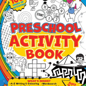 UK preschool activity book front