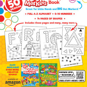 ABC Dot marker activity book back cover